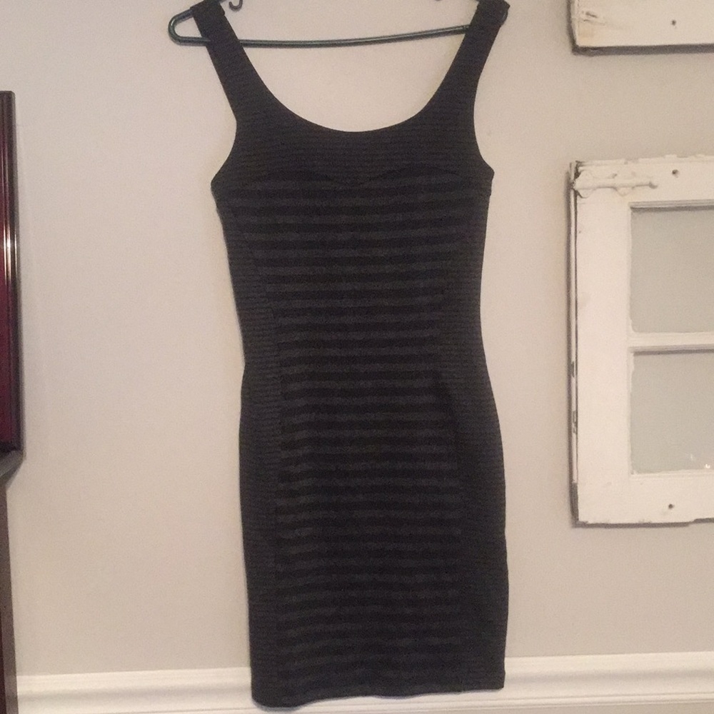 Striped mini dress